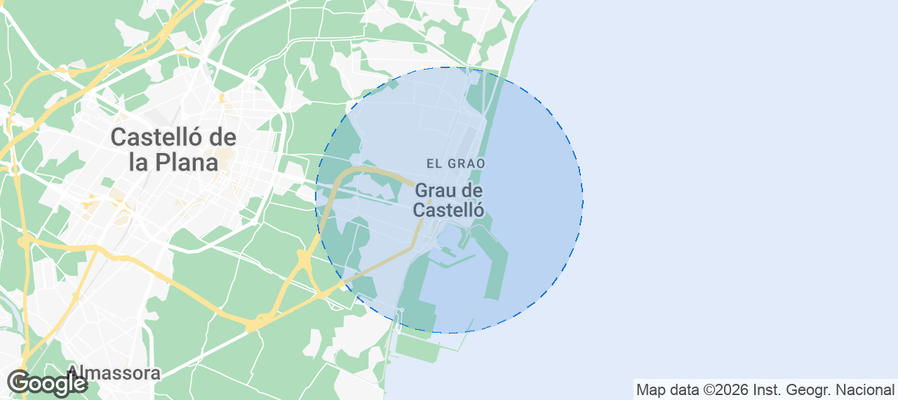 el Grau de Castelló Airbnb map
